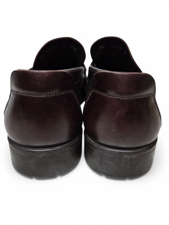 Salvatore Ferragamo David Loafers Men Brown Leather Gancini Horse Bit 11.5D main image 10